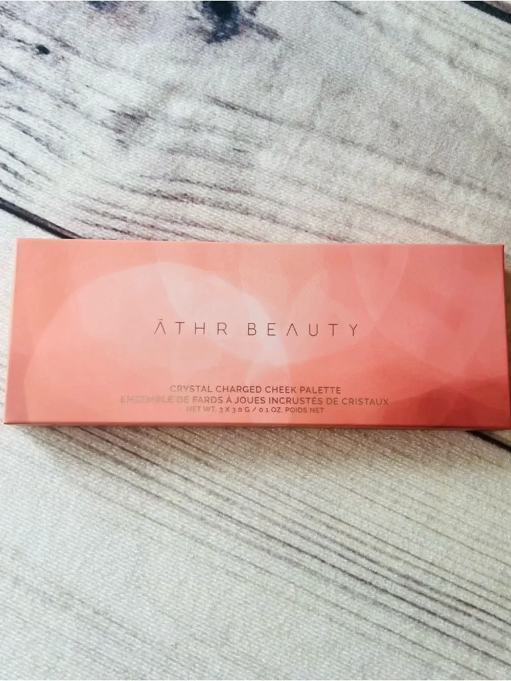 ATHR Beauty Amber Crystal Charged Highlighter Blush Trio Palette
